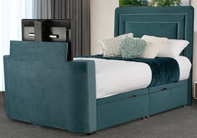 Image Brogan TV Bed By Sweet Dreams - Storage Options - 6ft Super Kingsize