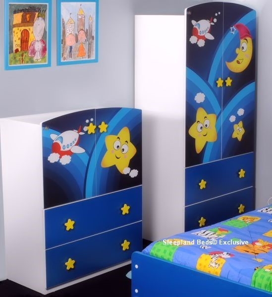 Childrens Bedroom Furniture Set Super Star Galaxy Guest