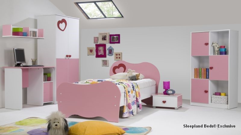 pink kids bedroom set