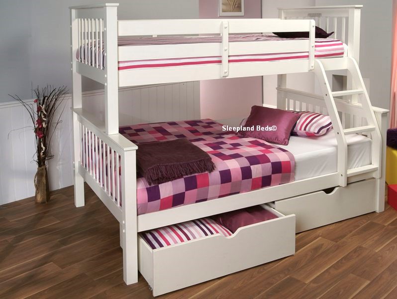 bunk beds with small double