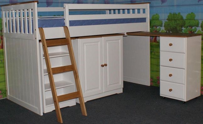 single cabin bed with drawers
