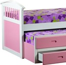 Sweet Dreams Ruby Pink Wooden Captain Bed