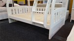 White Triple Sleeper Bunk Beds With Storage Drawers