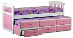 Pink Ruby Captain Bed