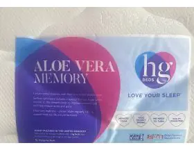 Aloe Vera Memory Foam Mattress By Highgrove - 6ft Superking Size - 1