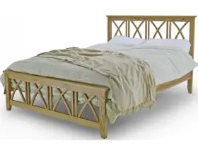 Anders Wooden Bed Frame - Solid Oak Wood - 4ft6 Double - 0