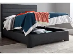 Kaydian Appleby Ottoman Bed - Slate Grey Fabric - 6ft Super Kingsize - 0
