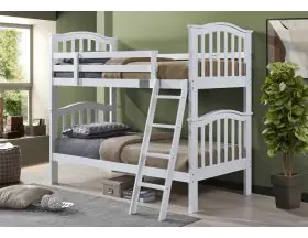 Cosmos White Solid Hardwood Bunk Beds - 0