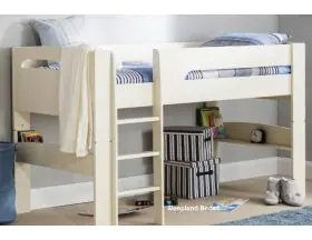Planet Childrens Midsleeper Bed With Open Space And Shelves - 2