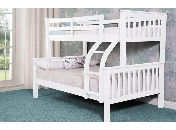 Sweetdreams Connor White Small Double Triple Bunk Bed