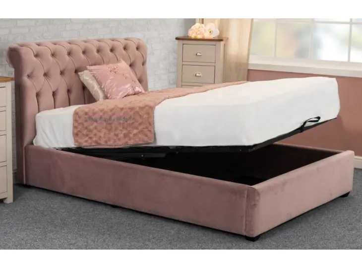 Isla fabric lift up ottoman bed by sweetdreams