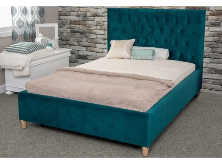 Lyla Upholstered Bed Frame - Fabric Bedstead by sweetdreams
