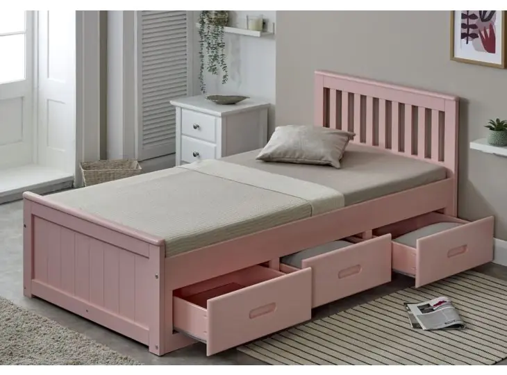 Pink Single Mission bed