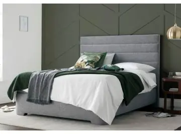 Appleby Marbella Grey Super Kingsize Fabric Ottoman Bed Frame