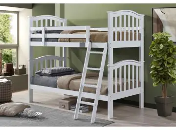 White Cosmos Bunks made from rubberwood. Can be solit into 2 single beds