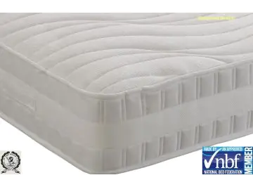 a luxury pocket 4200 hybrid memory mattress with edge to edge support and breathable borders.