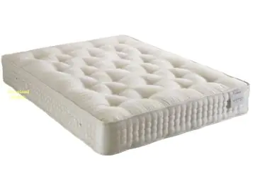 Healthbeds Heritage 4200 Natural Mattress. A luxury Hand Stitched Pocket Sprung Mattress featuring lambs wool and choice of medium or firm springs