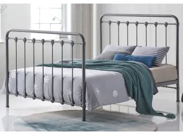 Inspire Havana Solid Metal Double Bed Frame