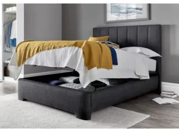 Kaydian Medburn Luxury Slate Grey Ottoman Bed