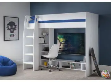 Nebula white gamer bed