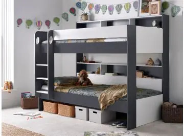 oliver grey and white bunk bed
