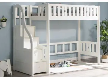 Paddington Dream White Highsleeper Bed With Stairs