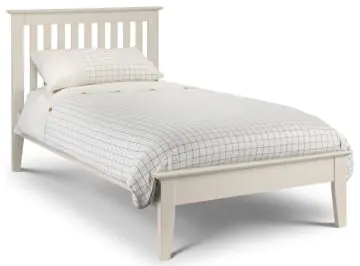 Ivory Shaker Style Sorel Wooden Bed Frame - 3ft Single