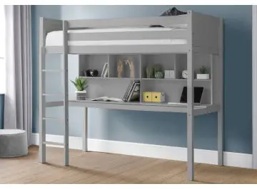 julian bowen titan grey high sleeper bed