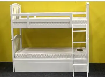 white bunks with trundle